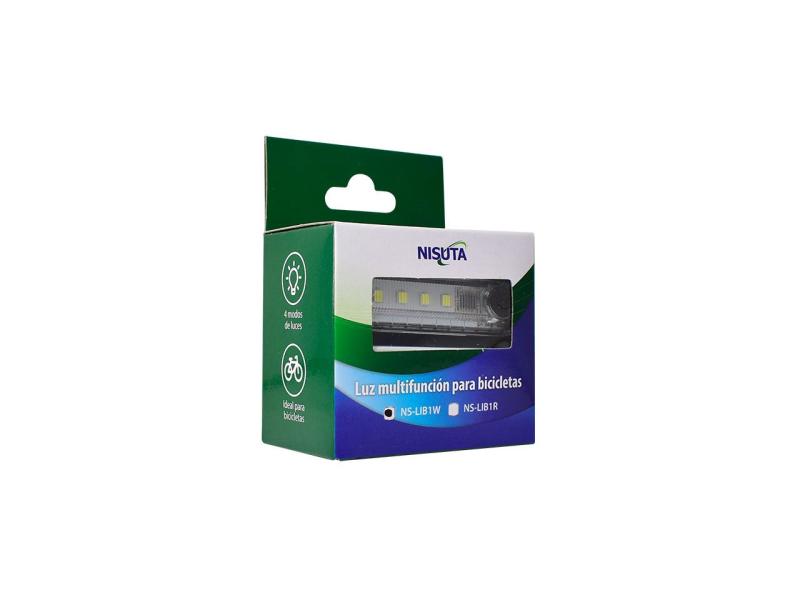 LUZ BLANCA MULTIFUNCION PARA BICICLETA NISUTA NSLIB1W