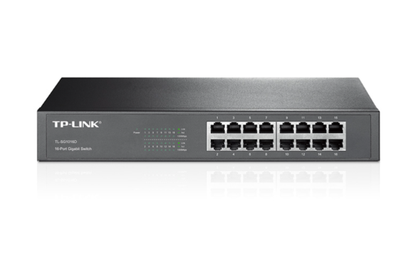 HUB SWITCH 16P TPLINK TL-SG1016D GIGALAN 10/100/100