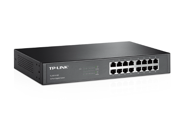 HUB SWITCH 16P TPLINK TL-SG1016D GIGALAN 10/100/100