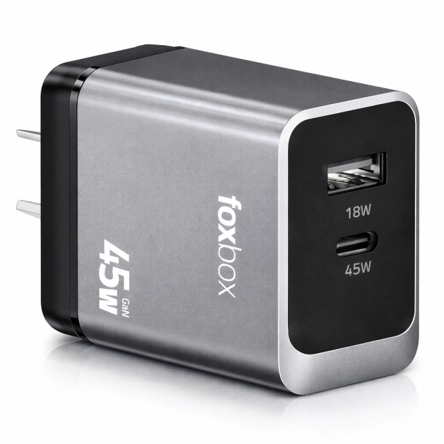 CARGADOR FOXBOX MEGA 3 45W PD+ QC 3.0 (9018)