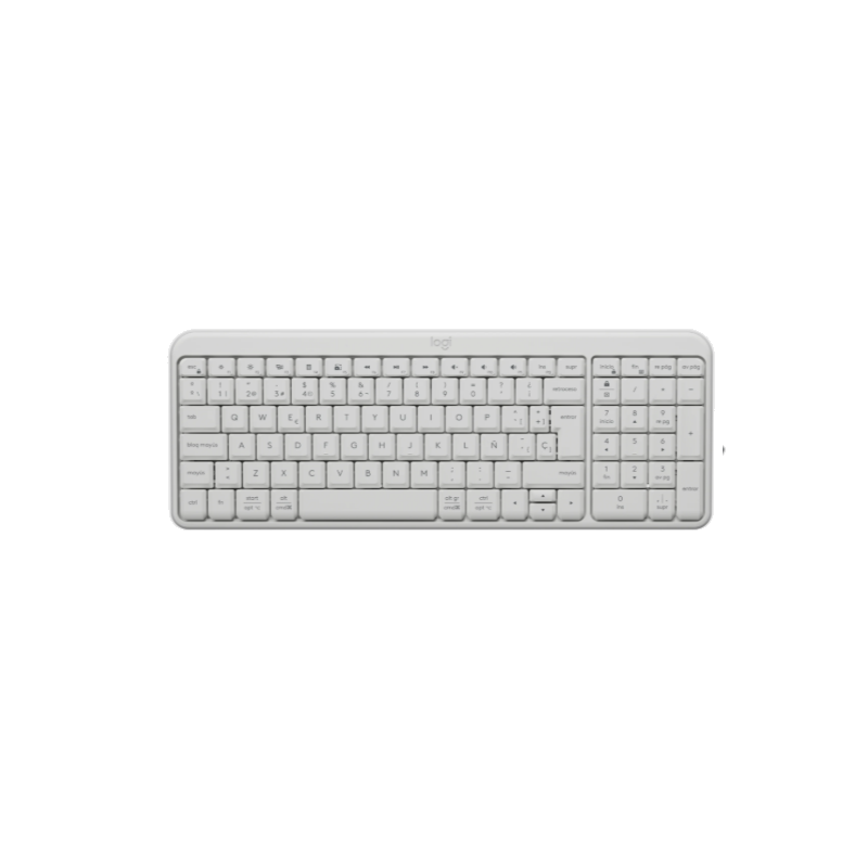 TECLADO INAL BLUETOOTH K250 PEBBLE BLANCO
