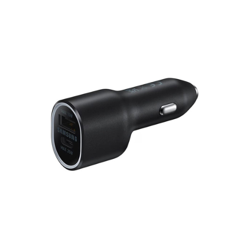 CARGADOR AUTO DUO SAMSUNG TIPO C + USB A (25W+15W) EP-L4020NBEGWW