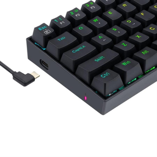TECLADO USB GAMER REDRAGON K630RGB DRAGONBORN BLACK ES BROWN SWITCHES RGB
