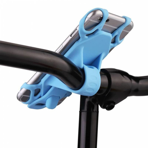 SOPORTE PORTA CELULAR 4-6" P/ MANUBRIO DE BICI MONOPATIN  WESDAR COLORES AZUL / MARRON WD-C18-B