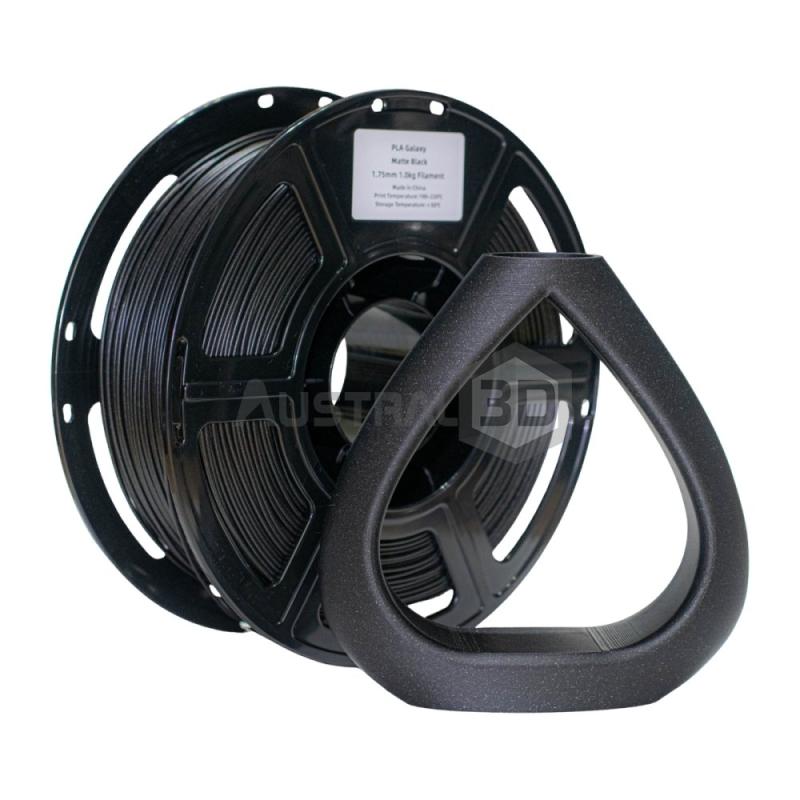 FILAMENTO PLA FLASHFORGE NEGRO GALAXIA MATE 1KG