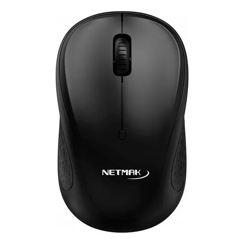 MOUSE INALAMBRICO NETMAK M685 NEGRO (NO INCLUYE PILA)