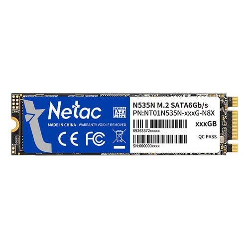 HD SSD M.2 SATAIII 512GB NETAC N535N 2280 3D NAND