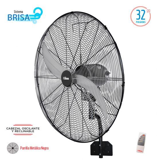 VENTILADOR DE PARED 32" 280W VWIT32 CONTROL REMOTO/TIMER 7HS S/N