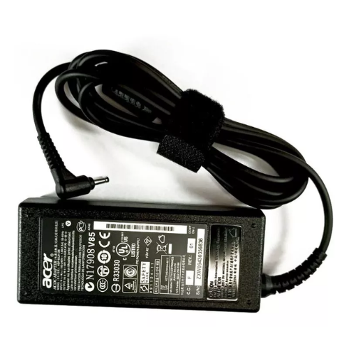 TRAFO NB ACER 65W ORIGINAL 19V 3.42A PIN FINO PIN 3MM Y 1MM PIN FINO SIN CABLE
