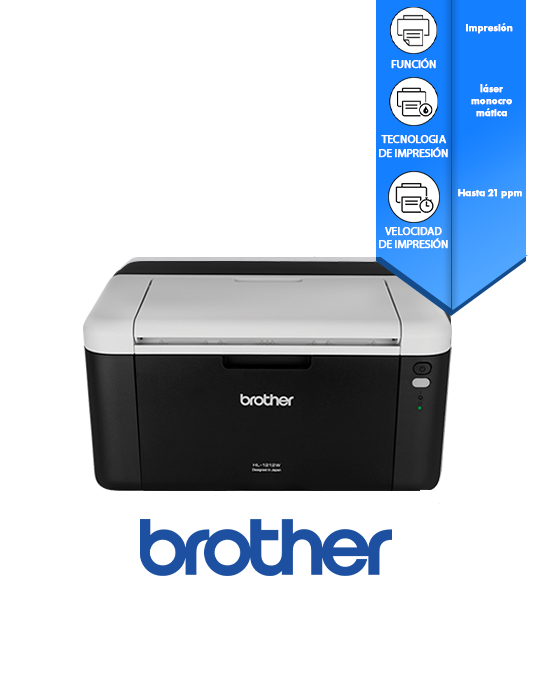 IMPRESORA BROTHER LASER HL1212W WIFI
