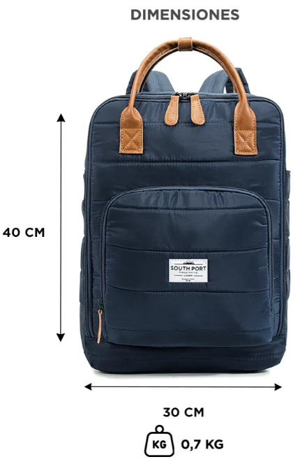 MOCHILA  PORTA NOTEBOOK GADNIC MOCH027A SOUTH PORT DOUGHNUT AZUL
