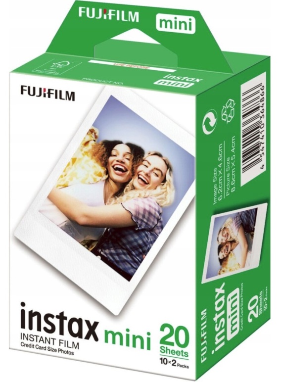 FILM FUJI INSTAX MINI GLOSSY 20 UNIDADES
