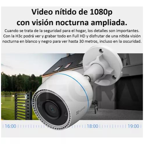 CS CAMARA IP WIFI H3C BULLET 2MPX (R100-1K2WFL) 2.8MM FHD COLOR NIGHT VISION  IP67 EZVIZ