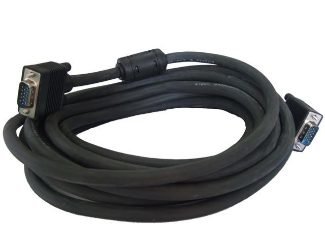 CABLE VGA DB15 MACHO A MACHO 10MT C/FILTRO INTCO/NISUTA/NETMAK/GENERICO
