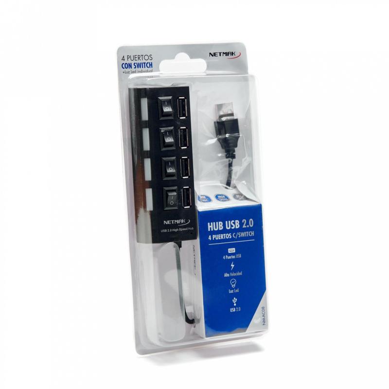 HUB USB 2.0 4P NM-AC08