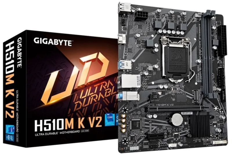 MB H510M-K V2 GIGABYTE DDR4 SOCKET LGA 1200 SOLO HDMI / M.2 NVME PCIE GEN3 X4 2280