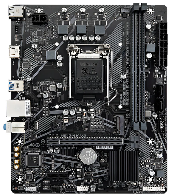 MB H510M-K V2 GIGABYTE DDR4 SOCKET LGA 1200 SOLO HDMI / M.2 NVME PCIE GEN3 X4 2280