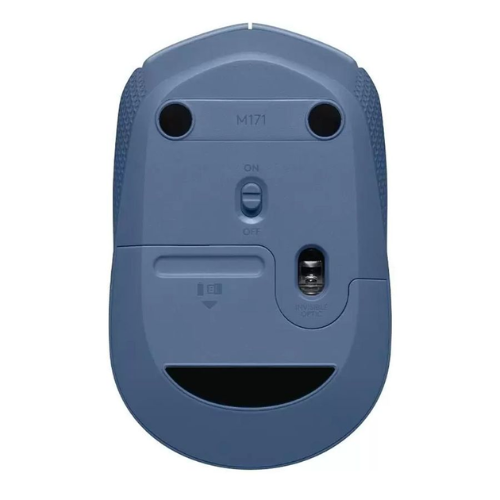 MOUSE INALAMBRICO LOGITECH  M170 AZUL/GRIS