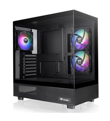 GABINETE (GM) MID TOWER THERMALTAKE VIEW 270 BLACK + FUENTE 750W BRONZE/ TG X2 / FAN ARGB X3 (2+1) / VGA 420MM / CA-1Y7-00M1WN-01