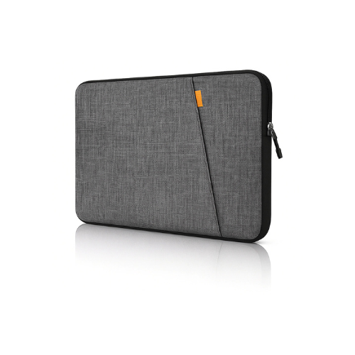 FUNDA NOTEBOOK CDTEK 14" CORDURA C/BOLSILLO GRIS