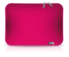 FUNDA NOTEBOOK CDTEK 14 NEOPRENE CON BOLSILLO FUCSIA