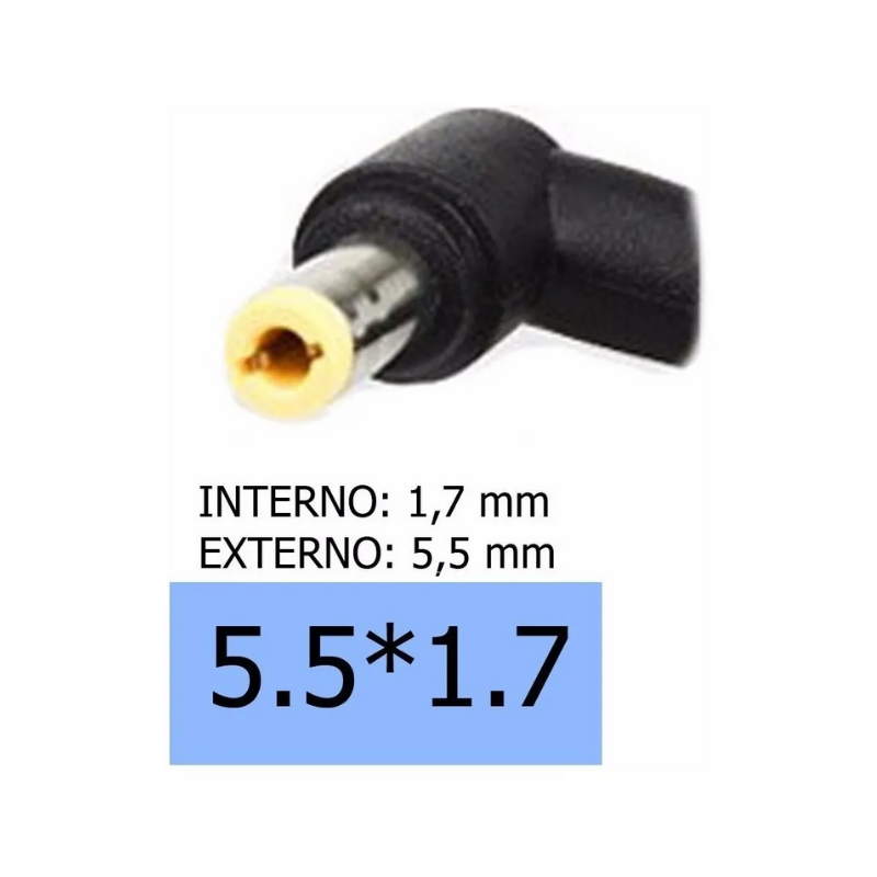 TRAFO NB ACER 65W ORIGINAL 19V 3.42A PIN 5,5MM Y 1,7 MM (REFERENCIA 3420B-L) SIN CABLE