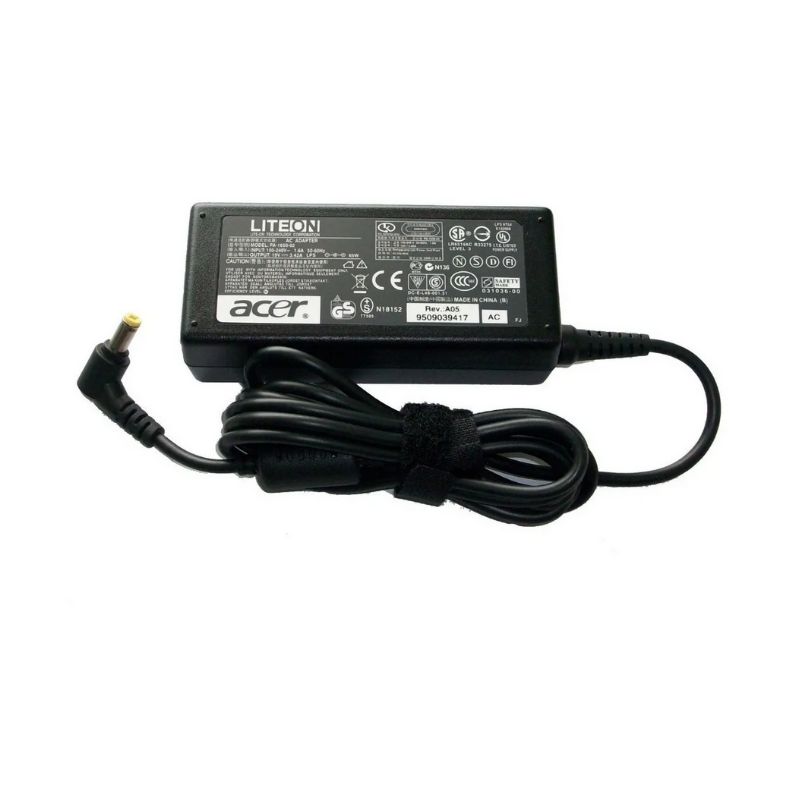 TRAFO NB ACER 65W ORIGINAL 19V 3.42A PIN 5,5MM Y 1,7 MM (REFERENCIA 3420B-L) SIN CABLE