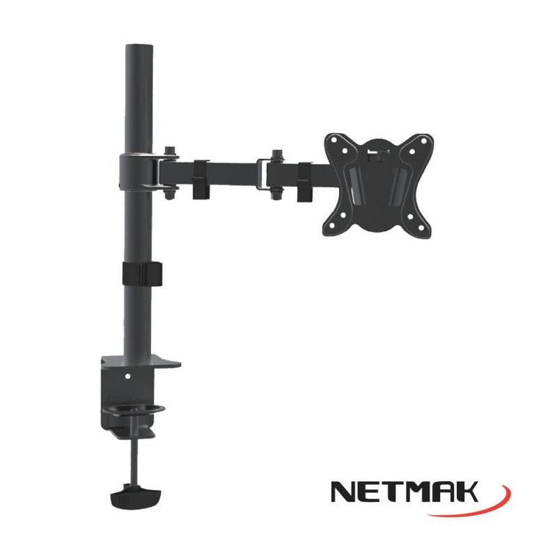 SOPORTE ESCRITORIO TV/MONITOR SINGLE NETMAK NM-ST17