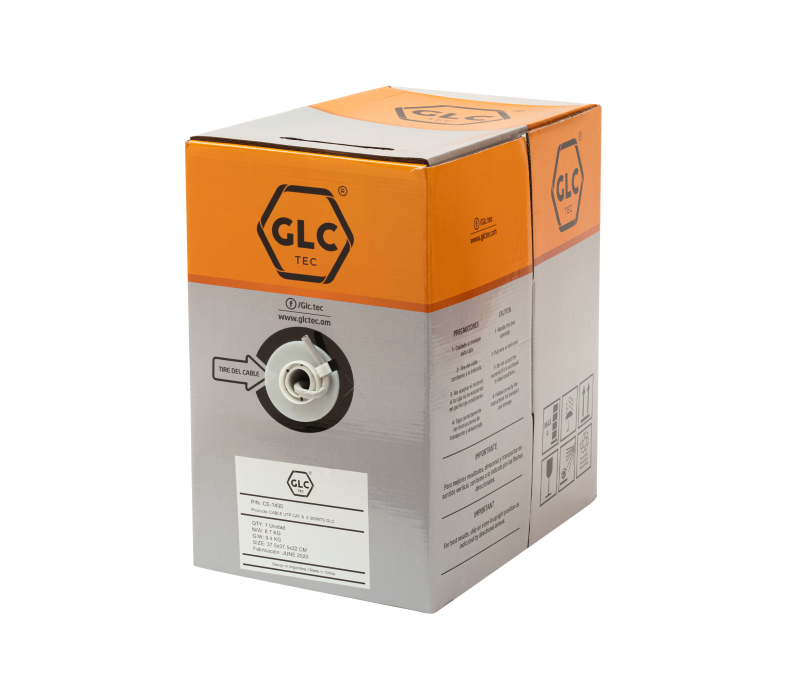 CABLE UTP 6E BOBINA INTERIOR 305MT CE-1430 GLC 23 AWG S/N