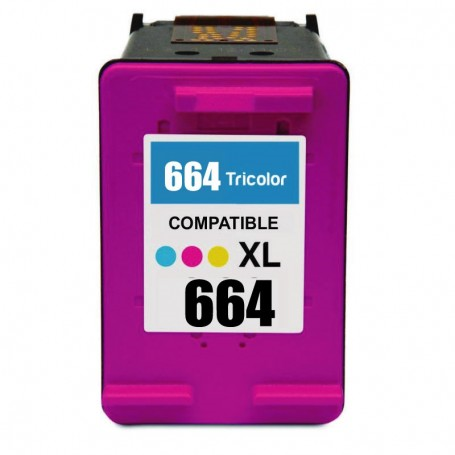 OFFICE HP 664XL COLOR- CHIP NUEVO 22ML