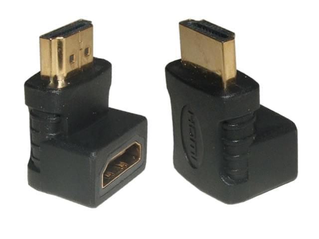 ADAPTADOR HDMI MACHO A HDMI HEMBRA 90° NISUTA NSADHD90