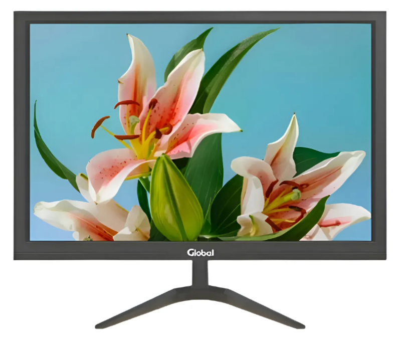 MONITOR LED 19" GLOBAL HD VGA HDMI + INCLUYE CABLE HDMI