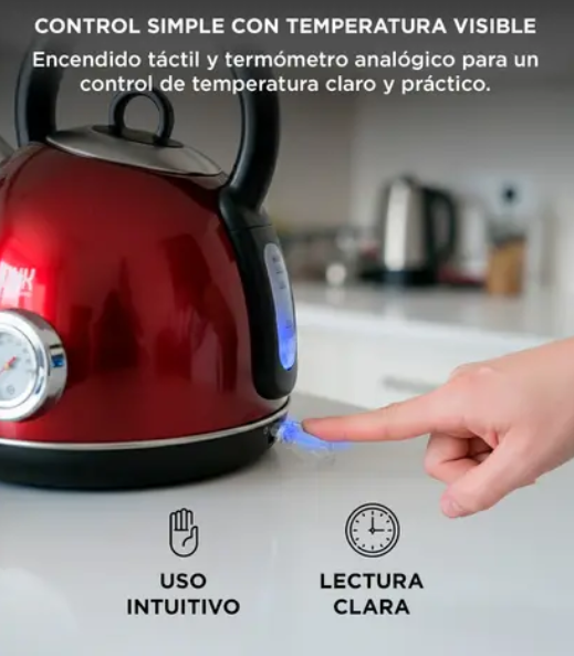 PAVA ELECTRICA PAVELE15 1.7LT ROJA GADNIC CUK
