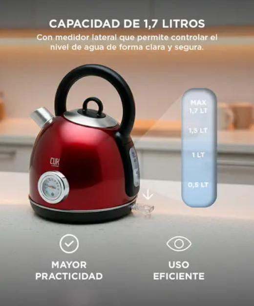 PAVA ELECTRICA PAVELE15 1.7LT ROJA GADNIC CUK