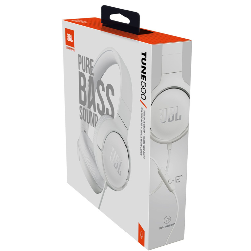 AURICULAR JBL T500 BLANCO
