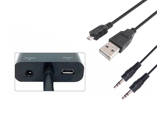 CONVERSOR DVI-D 24+1 A VGA HEMBRA C/AUDIO Y ALIMENTACION NSCODVVG4