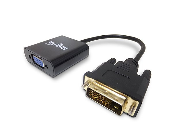 CONVERSOR DVI-D 24+1 A VGA HEMBRA C/AUDIO Y ALIMENTACION NSCODVVG4