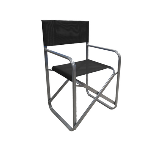 SILLON DIRECTOR TAPIZADO COVERSOL NEGRO  CAÑÓN OVAL 14/30MM PN 319O