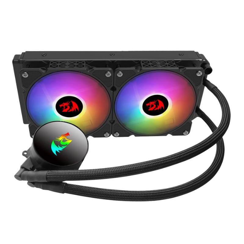 COOLER MICRO MULTISOCKET RGB REDRAGON EFFECT CCW-3000 (LGA 1700, 1200, 115X, 1366 AMD: AM4) LIQUID 120MM DUAL