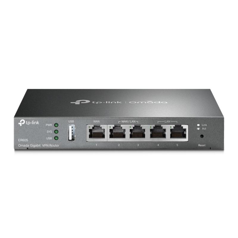 ROUTER TP-LINK ER605 5P GIGALAN MULTIWAN VPN OMADA BALANCEADOR