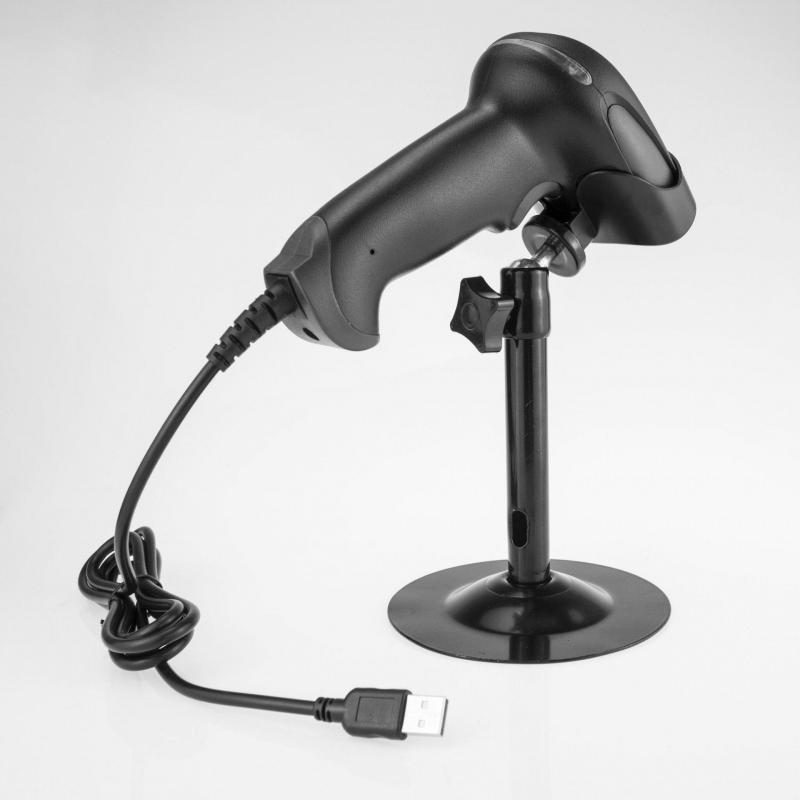 LECTOR DE CODIGO DE BARRAS CON SOPORTE NM-LC401-S