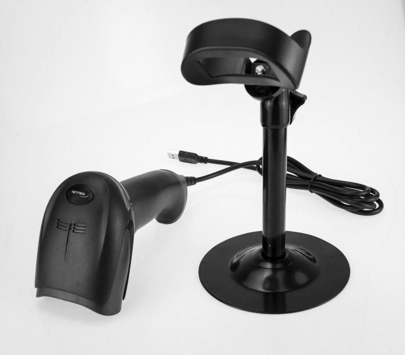 LECTOR DE CODIGO DE BARRAS CON SOPORTE NM-LC401-S