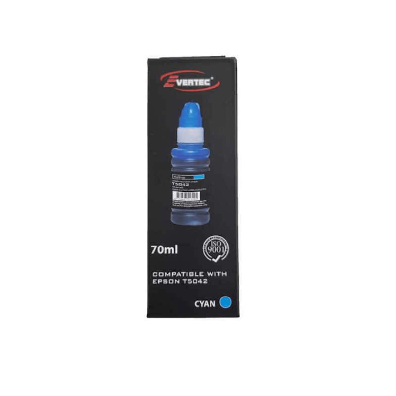 EVERTEC TINTA EPSON T504 CYAN