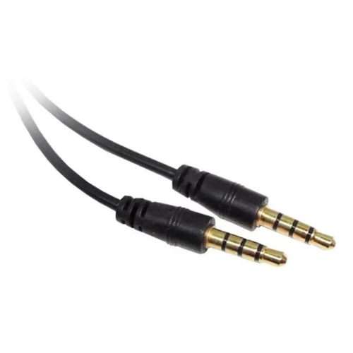 CABLE PLUG AUDIO 3.5 STEREO M-M 4 SECCIONES 2MT NISUTA NSCAU35S142