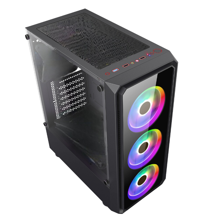 GABINETE (GM) ATX/ M-ATX/ ITX JALATEC JT-Z76 GPU 400MM FUENTE 750W 80 PLUS BRONZE