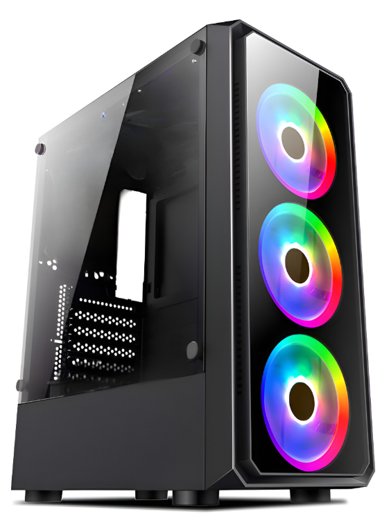 GABINETE (GM) ATX/ M-ATX/ ITX JALATEC JT-Z76 GPU 400MM FUENTE 750W 80 PLUS BRONZE