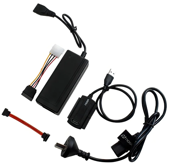 CONVERSOR SATA/IDE A USB 3.0 NOGA HE-20203.0 P/DISCOS 3.5 2.5 SATA-IDE