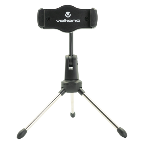 TRIPODE DE PISO CON ANILLO 9CM - SOPORTE TELEFONO/TABLET -BRAZO PARA MICROFONO Y FILTRO POP VK-6503-BK