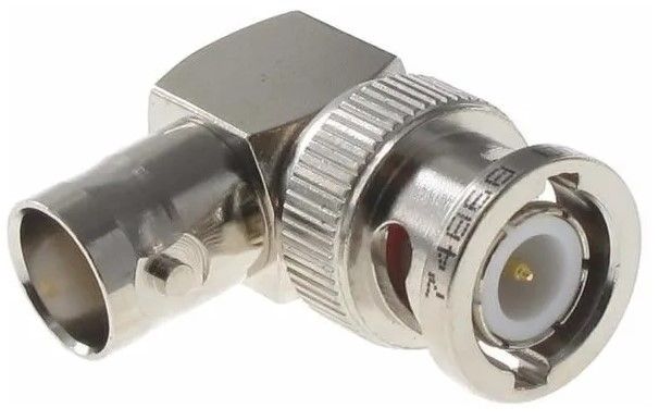 CS ADAPTADOR BNC MACHO A BNC HEMBRA 90° METALICO BNC-H-M