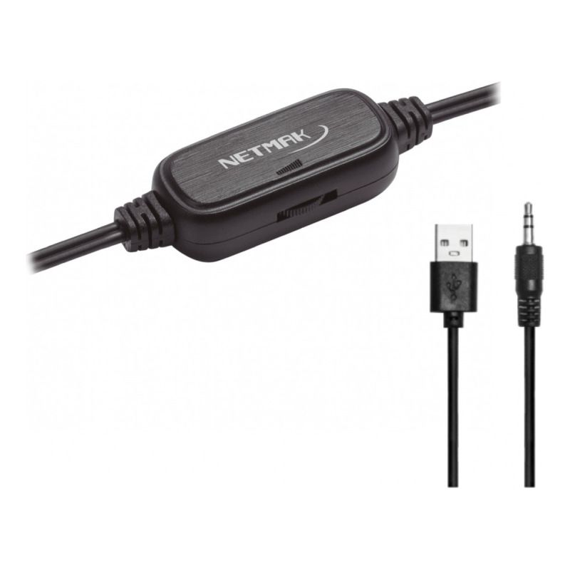 PARLANTE NETMAK  USB 2.0 NM-BORA MADERA